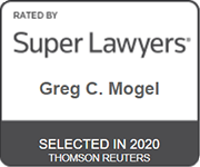 Rated By Super Lawyers | Greg C. Mogel | Selected in 2020 Thomson Reuters
